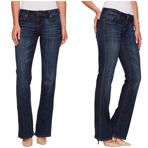kut from the kloth natalie high rise bootcut jeans